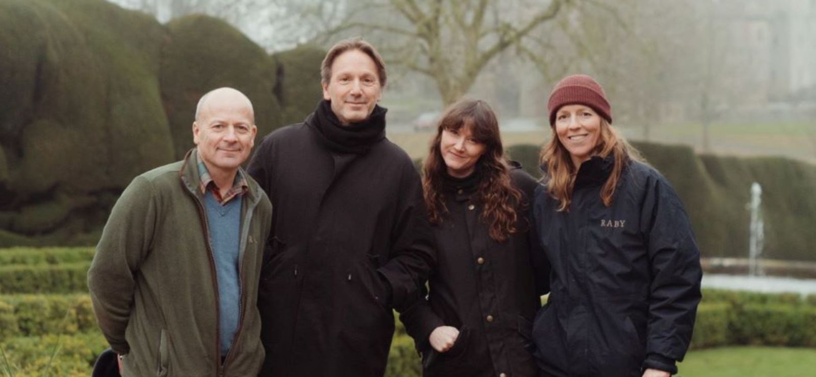 A team of gardeners at Raby Castle