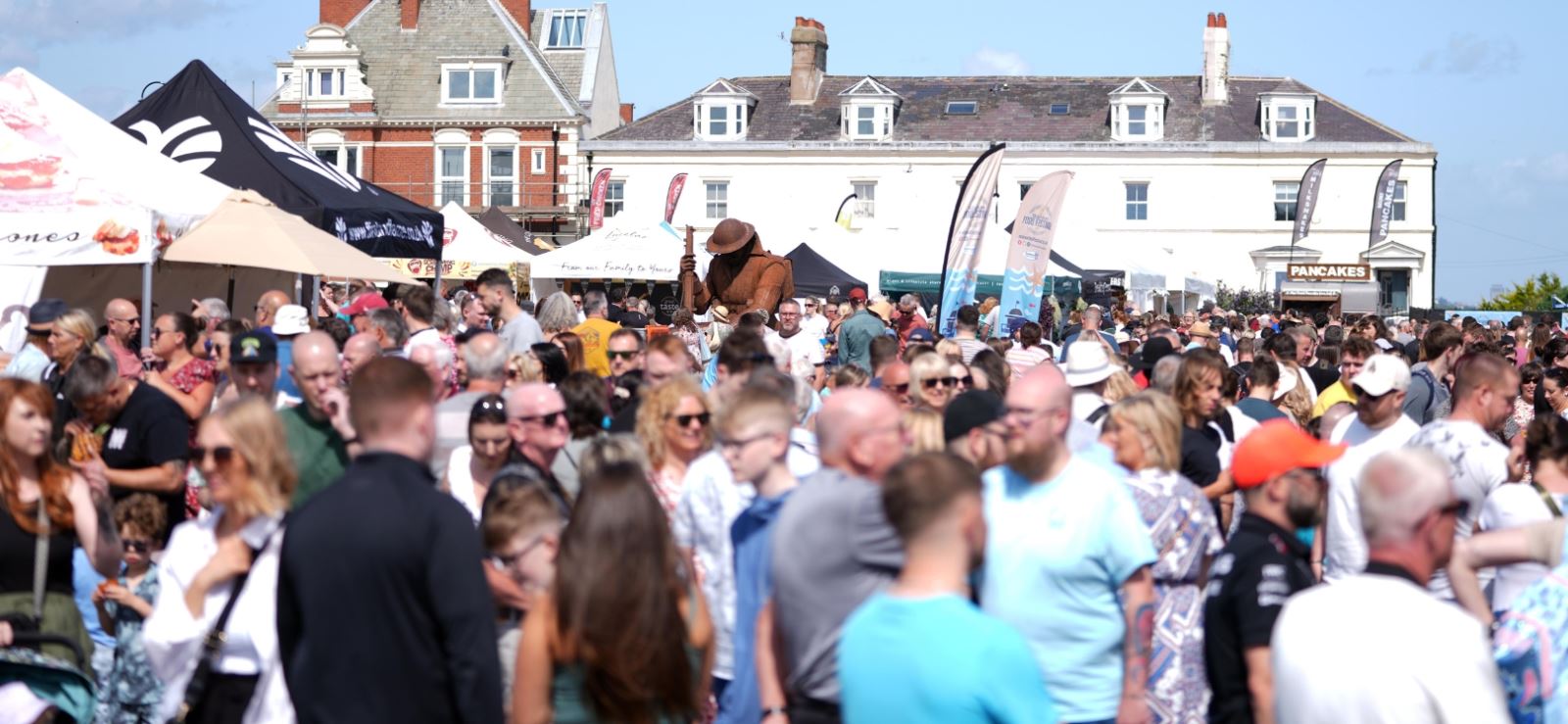 Crowds at Seaham Food Festival