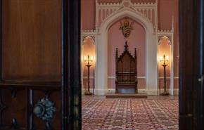 Throne room at Auckland Palace